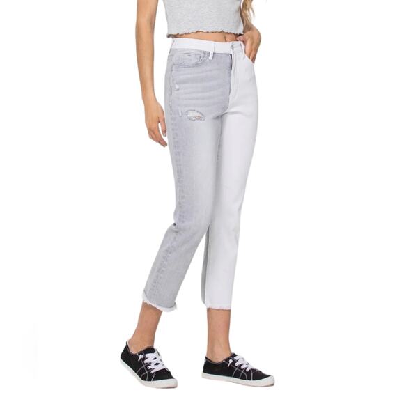 NWt Flying Monkey Invincible - Super High Rise Stretch Boyfriend Jeans 25 - Picture 3 of 14